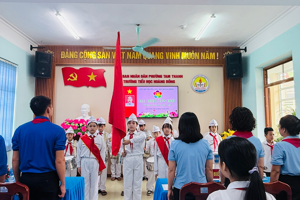 LIÊN ĐỘI TRƯỜNG TIỂU HỌC HOÀNG ĐỒNG TỔ CHỨC THÀNH CÔNG  ĐẠI HỘI LIÊN ĐỘI NHIỆM KỲ NĂM HỌC 2026–2027